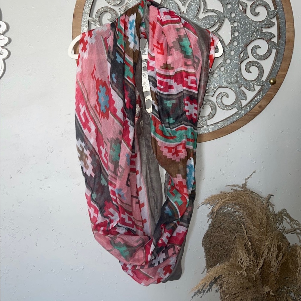 Multicolor Infinity scarf